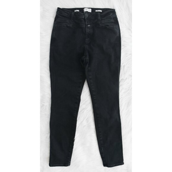 Closed Pusher Skinny Jeans High Rise Black Size 29 - Picture 8 of 9